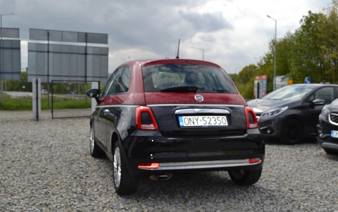 Fiat 500 cena 36900 przebieg: 41000, rok produkcji 2016 z Paczków małe 529